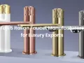 I rubinetti da cucina italiani di lusso, in oro, rame, bianco e argento, rappresentano l'eccellenza del design.