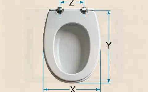 Misure tavoletta WC: X, Y e Z indicano le dimensioni tazza wc per un acquisto sicuro.