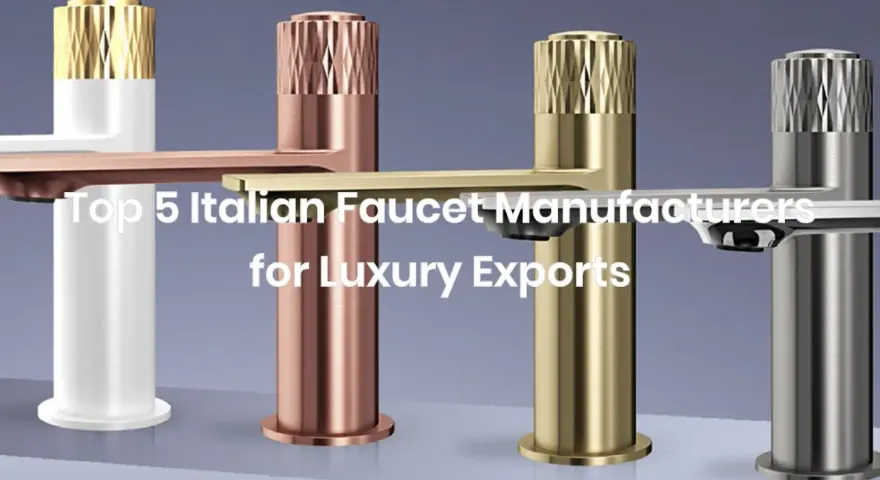I rubinetti da cucina italiani di lusso, in oro, rame, bianco e argento, rappresentano l'eccellenza del design.